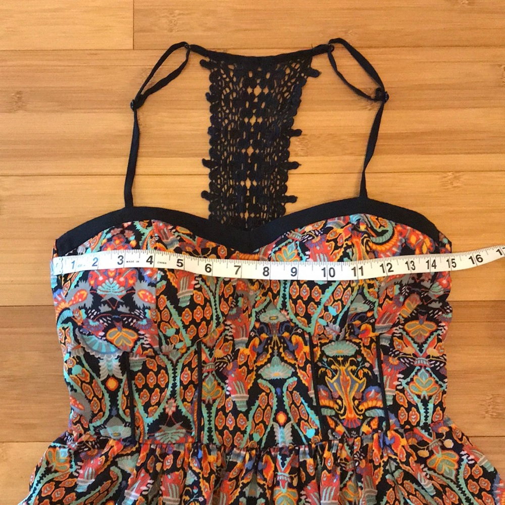 Print Racer Back Dress - Picture 3 of 6